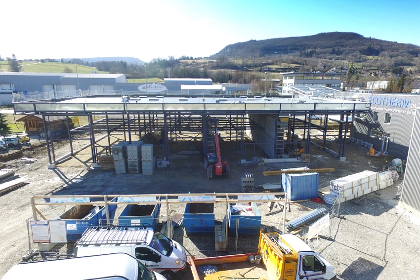 Suivi de chantier ECOTHERM (du 16 janvier au 11 mars 2018)